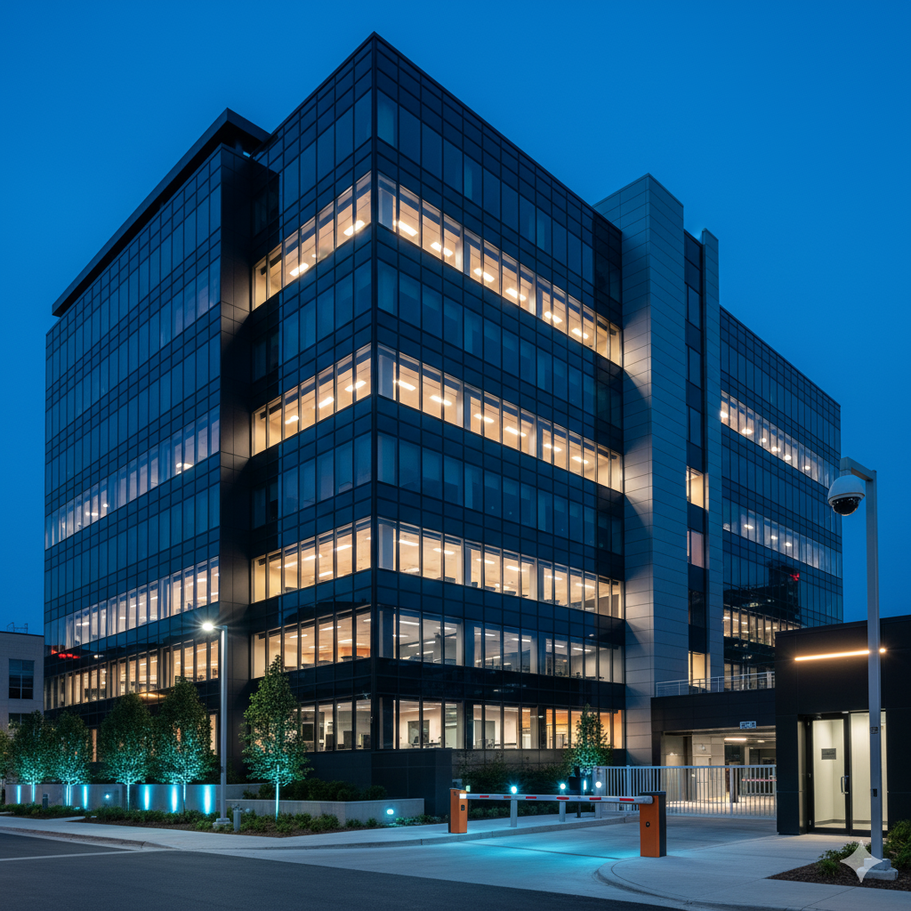 Modern office building